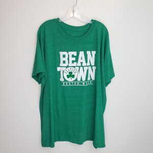 Bean Town Boston Celtics green basketball T-shirt